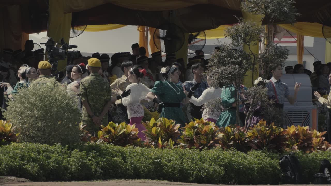 Celeberation Of Sarawak Governor Birthday ,12 october 2024,was held at kuching with so many goverment agencies take part in the parade and also sarawak culture tribe with they traditional costume.