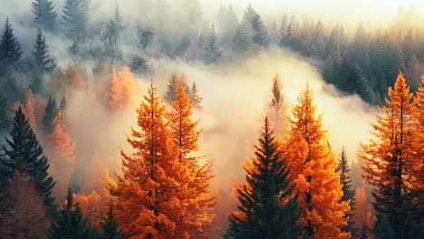 a group of trees that are in the middle of a forest