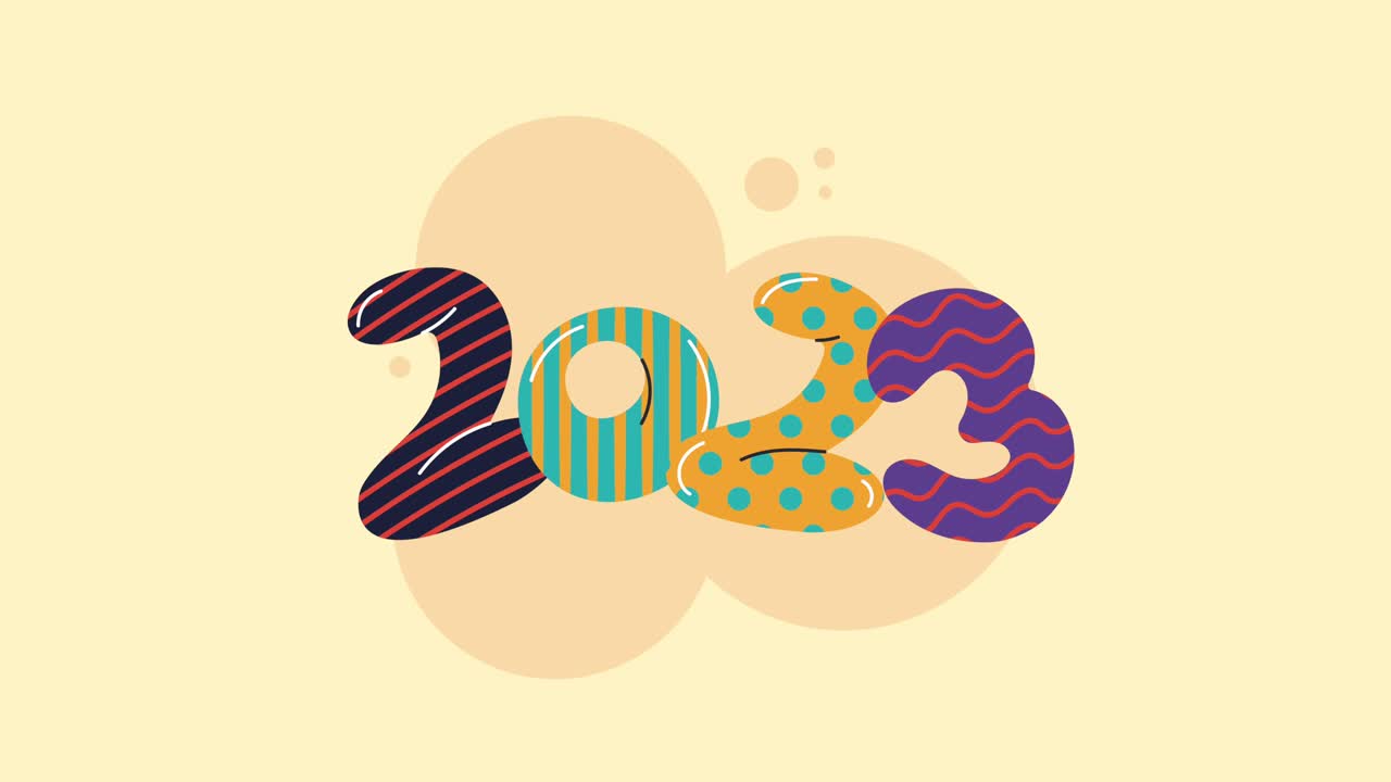 Happy New Year 2023 Illustration