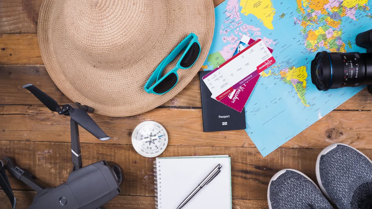 detención del movimiento de los equipos para las vacaciones en la mesa