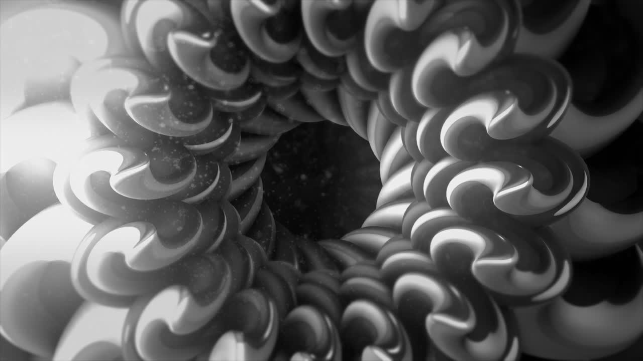 patrón espiral abstracto en blanco y negro