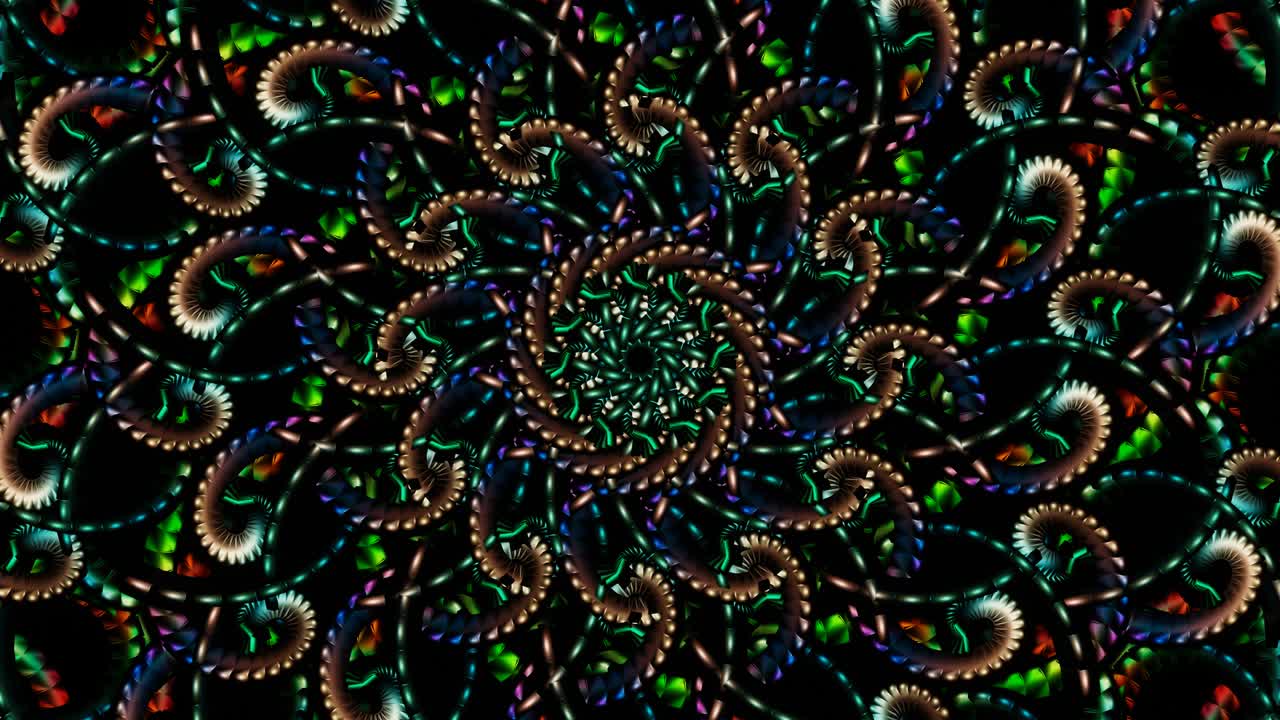 Pulsazione di un motivo astratto di animazione infinita