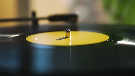 close up of the drive motor of a modern record player