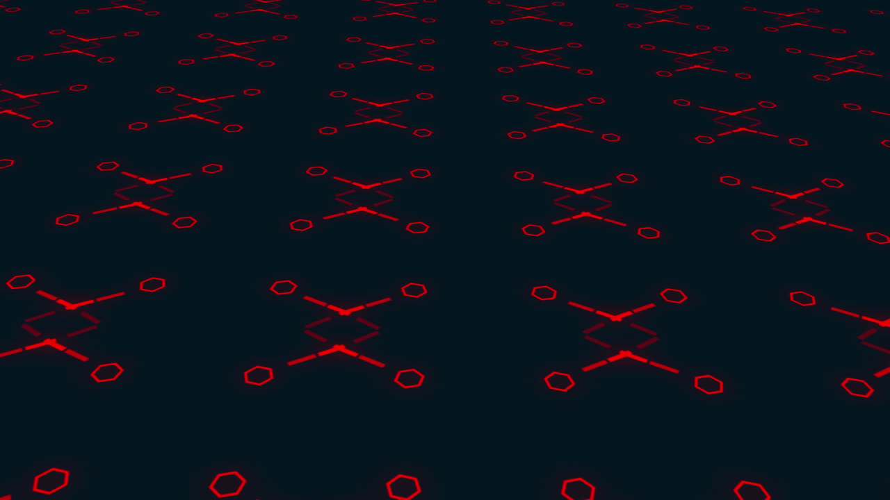 레트로 몽환적 움직임의 애니메이션