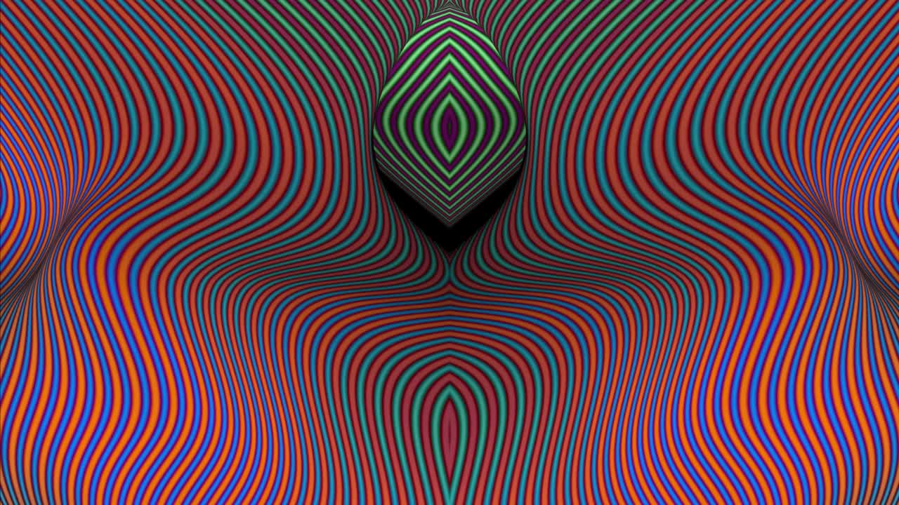 las rayas elásticas en 3d son un telón de fondo animado.