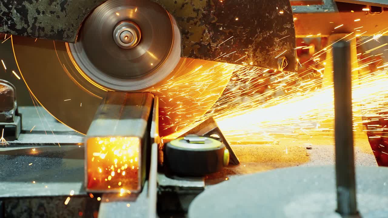 금속을 절단하는 각 밀러