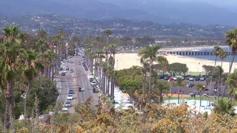 A-summer-day-along-the-beach-in-Santa-Barbara-California