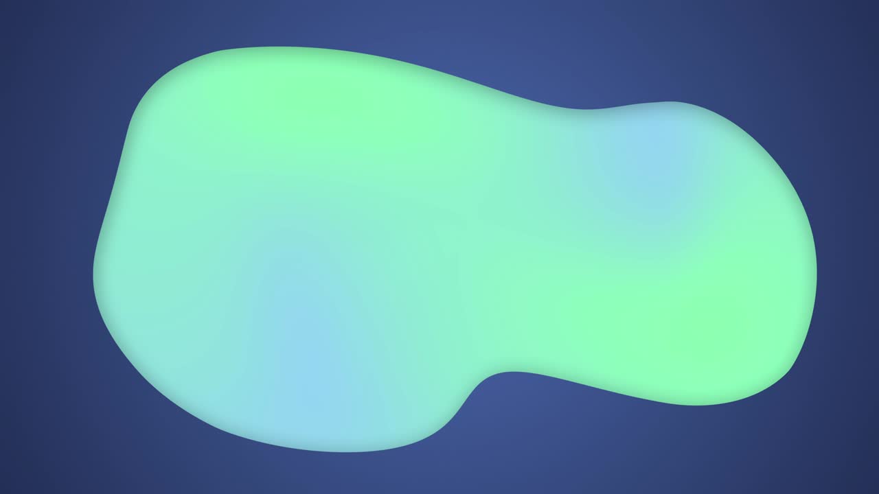 gradiente líquido animación de burbujas verdes y azules