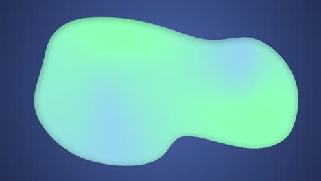 gradiente líquido animación de burbujas verdes y azules