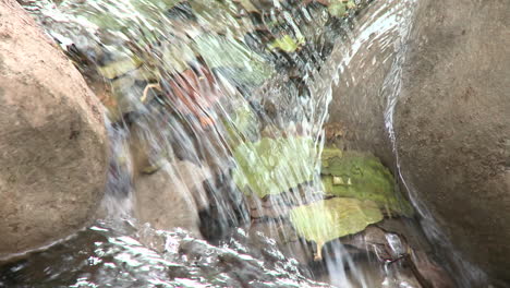 loopable close up of a waterfall in wheeler springs above ojai california