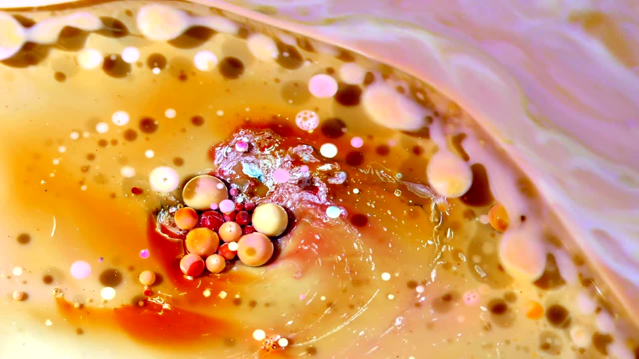 예술 잉크 페인트는 구에서 확산 폭발