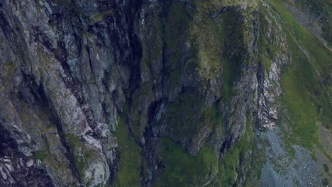 moody cliffs formations in norway