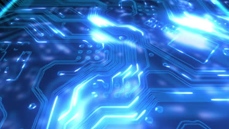 microchip, circuit board and big data with digital