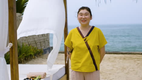 해변의 마사지사