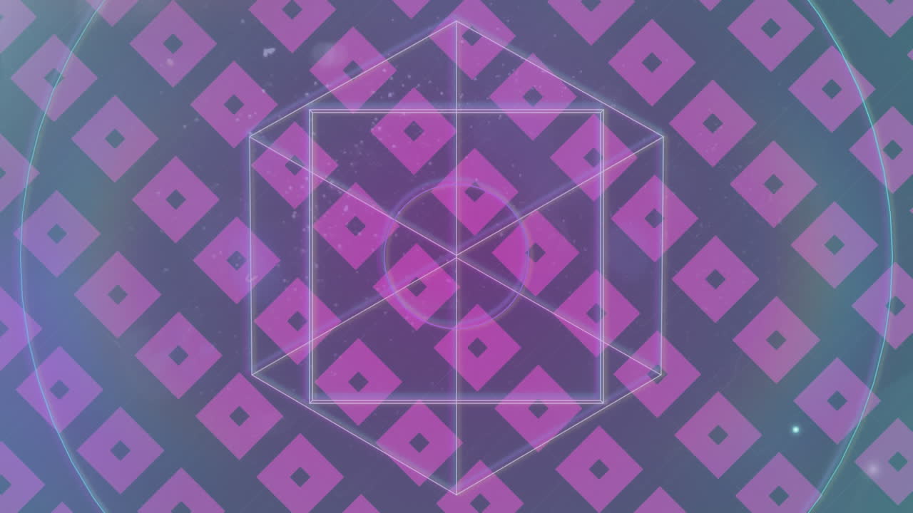 animación de cuadrados de colores cambiantes