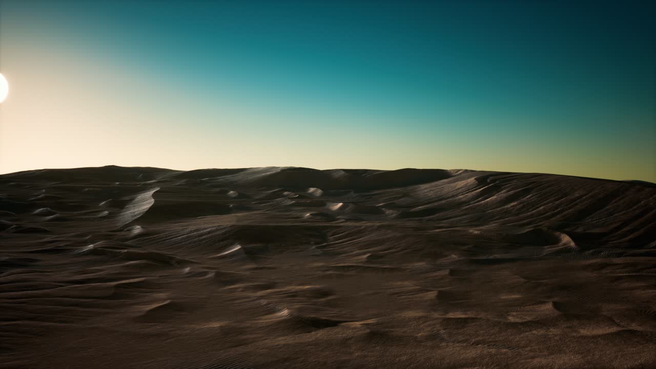 Bellissime dune di sabbia nel deserto del Sahara