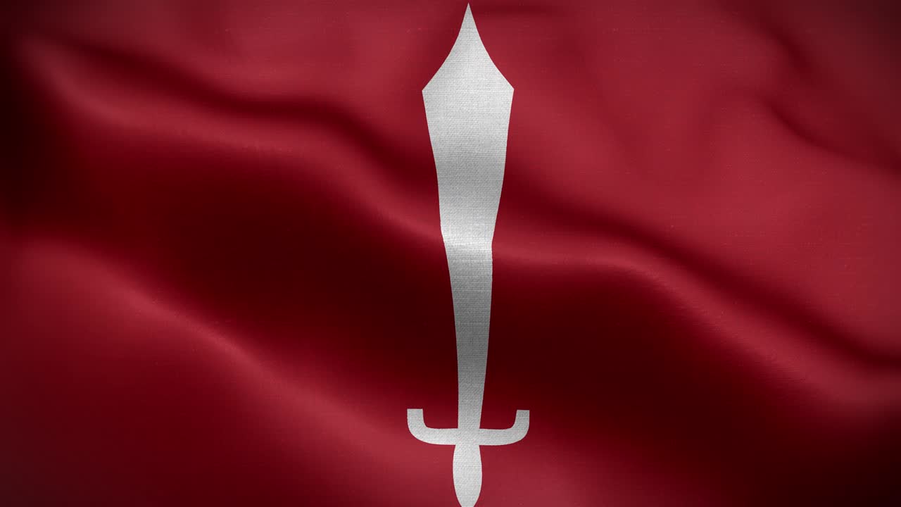 Kathmandu Nepal Flagsløjfe Baggrund 4K
