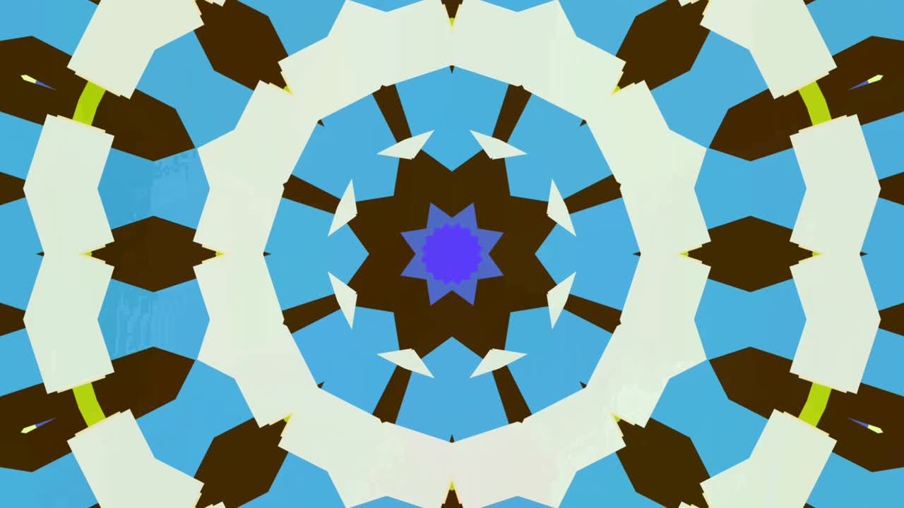 Abstract kaleidoscope sequence patterns.