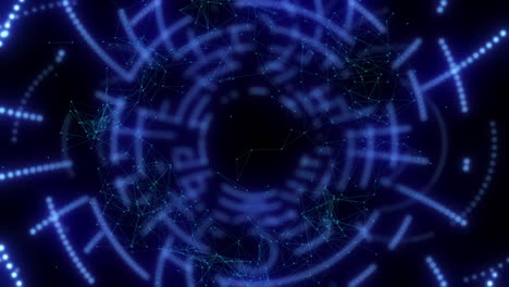 tecnología futurista hermosa animación de bucle
