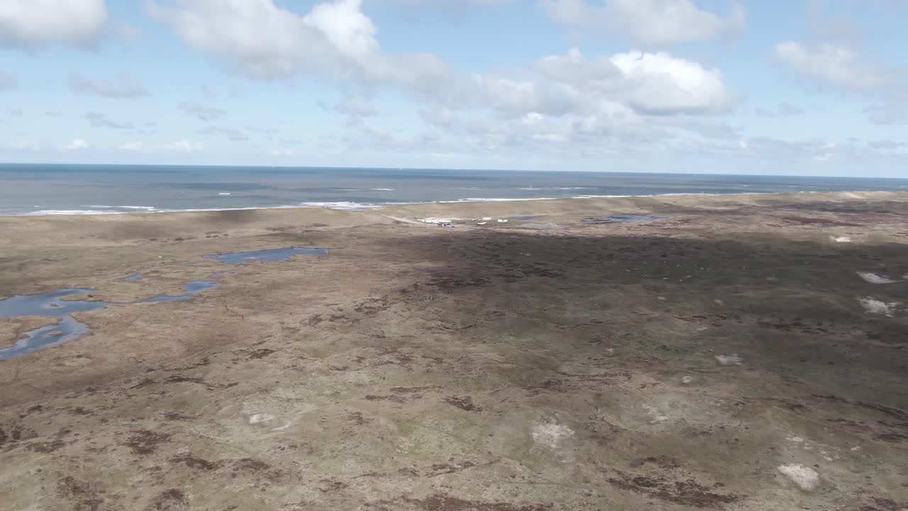 costa del mar del norte en la isla de texel en países bajos en verano