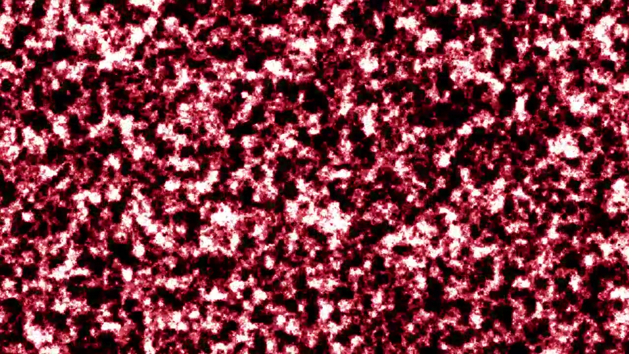 Burning fire fractal noise abstract animation isolated on black background
