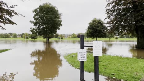 Static-shot-of-North-Inch-Park-being-submerged-under-water-during-floods-in-Perth-8