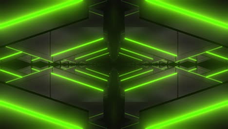 túnel de neón abstracto