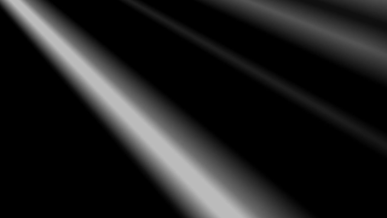 Moving White Light Rays on Black Background
