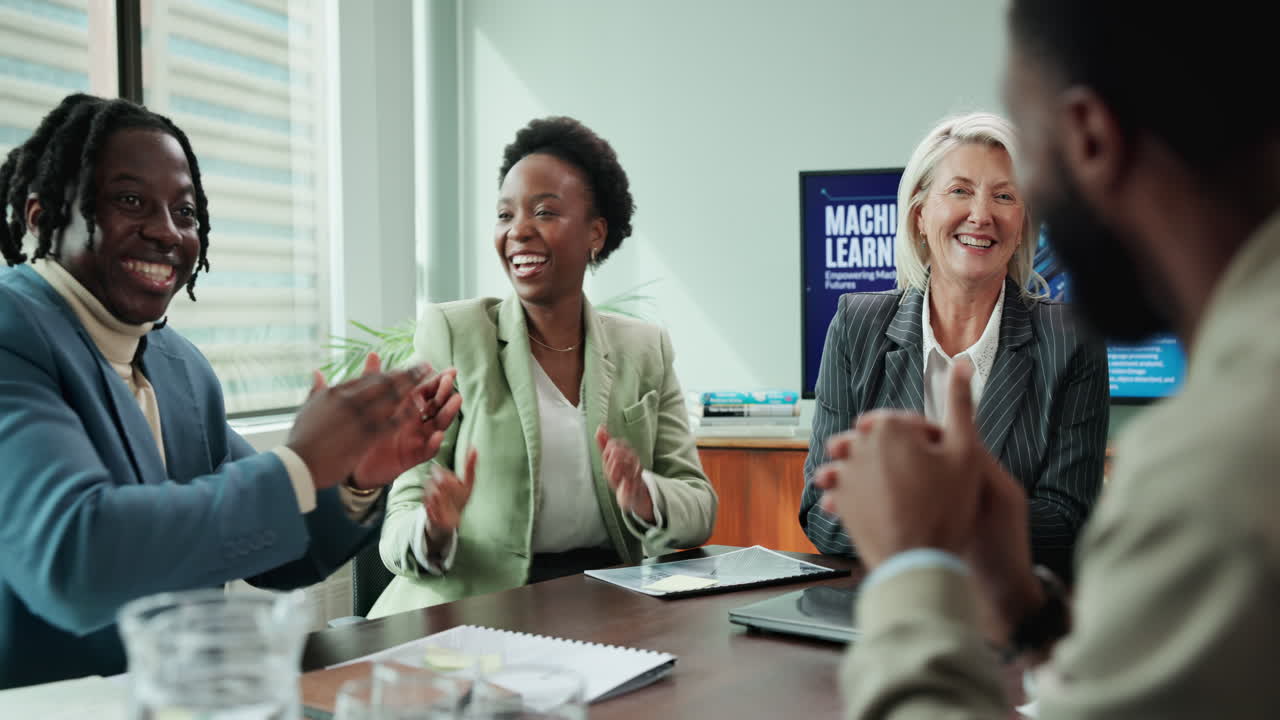 Successful Business Meeting and Collaboration