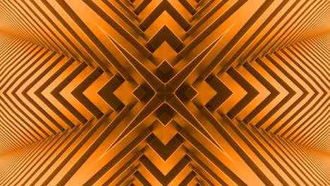 video de bucle de fondo caleidoscópico de color naranja