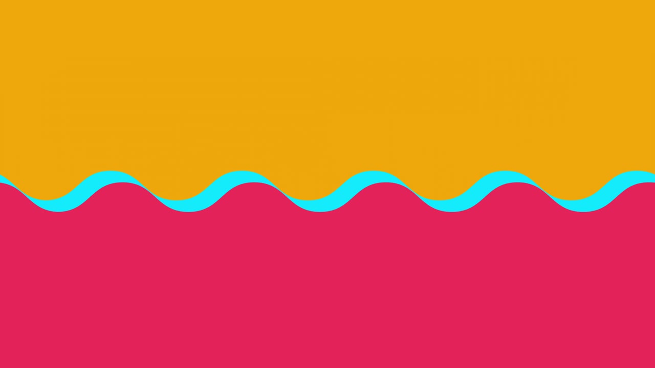 ondas de movimiento lento animación de bucle simple bidimensional