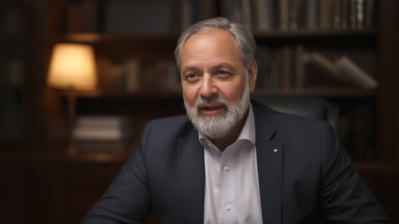 Professional Senior Man in an Office Setting