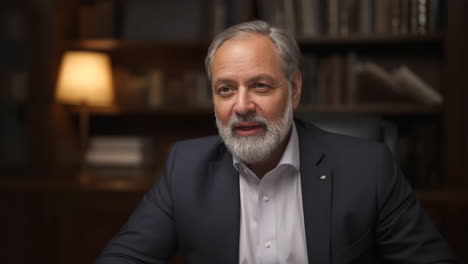 professional senior man in an office setting