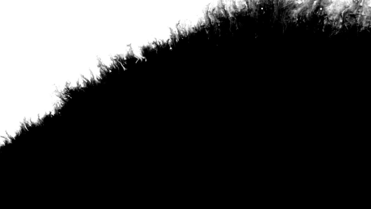 색 배경에 검은색 잉크 방울 디자인