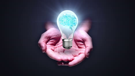 Hands-presenting-light-bulb-with-brain