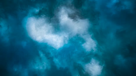 dramatic clouds in the sky timelapse