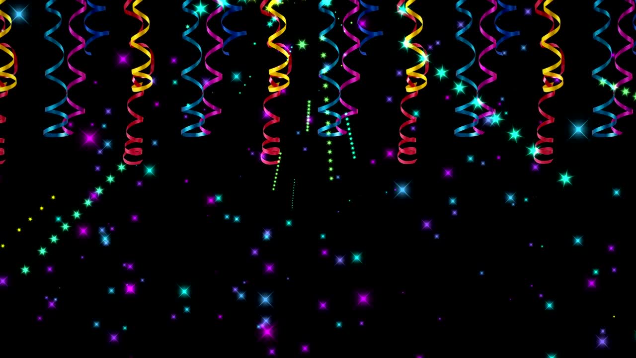 Night Party Video Abstract Background