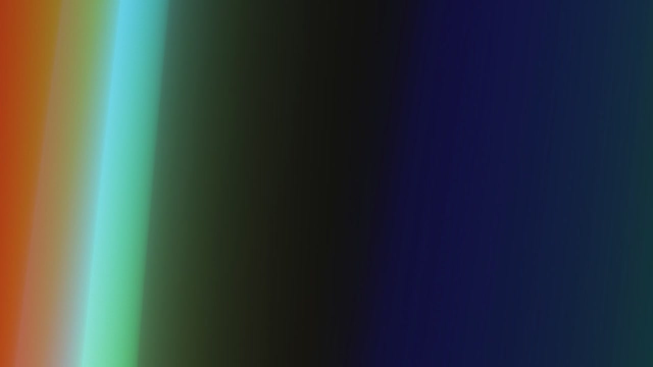 Light leaks footage on black background