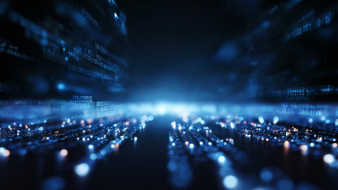 fondo de datos digitales abstractos