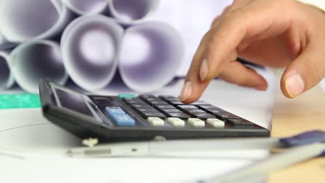calculadora de arquitecto que se utiliza para el proyecto de plan 1