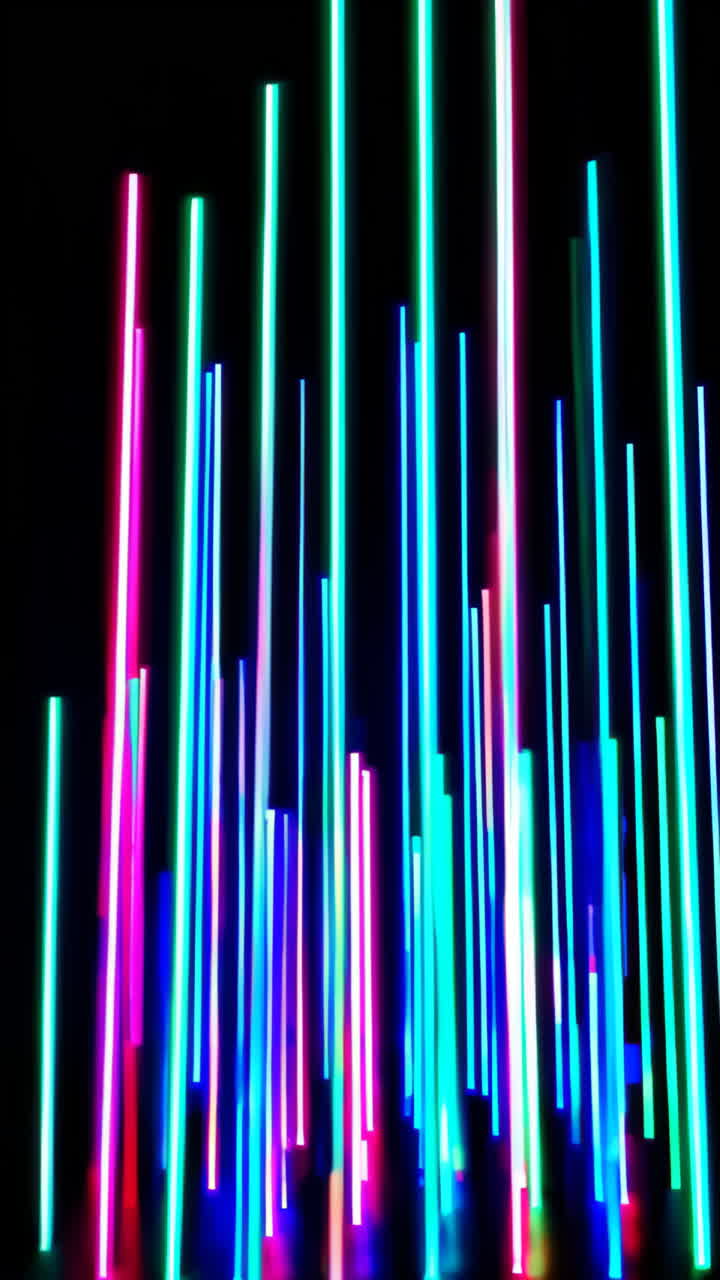 Immagini astratte con luci al neon