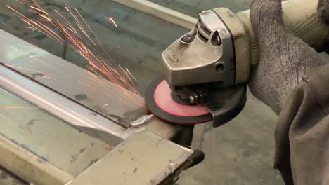 man works circular saw