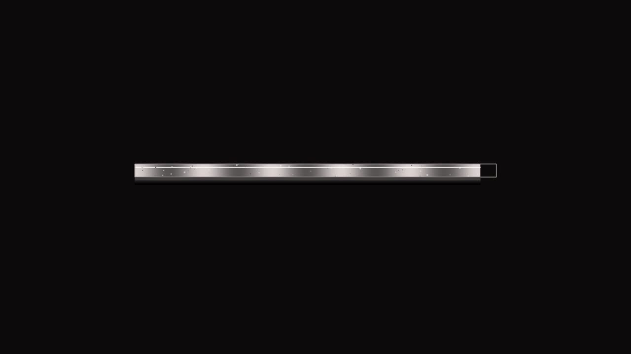 The design displays a modern progress bar and loading bar created specifically for video creators. The layout features smooth animation in a dark background