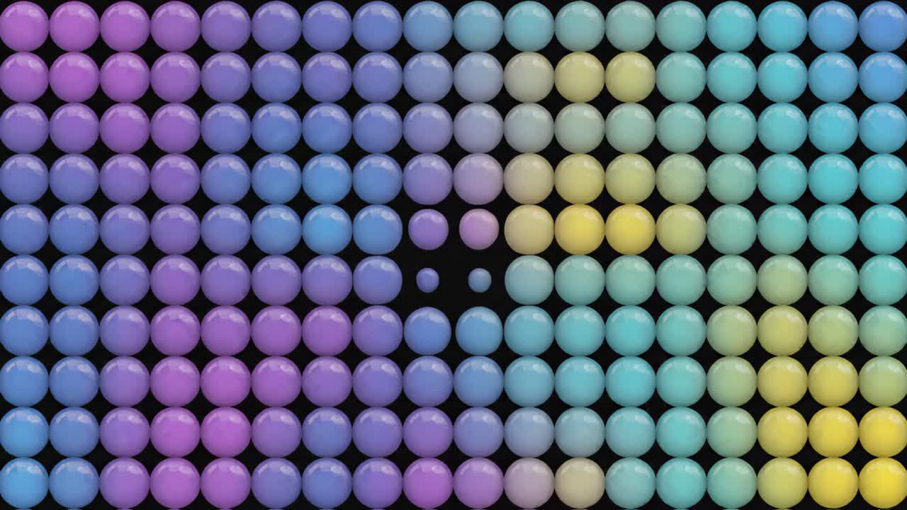 Abstract Gradient Spheres Pattern