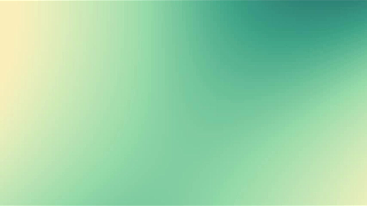 Abstrakt animert bakgrunn med myk grønn og gul gradient