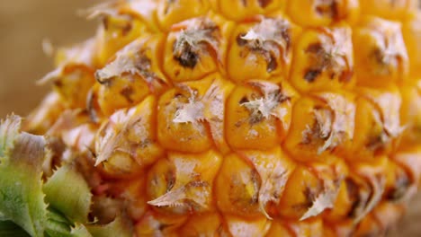 close-up of pineapple