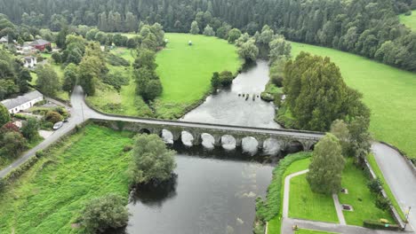 kilkenny ireland the picture postcard bridge over the river nore at inistioge