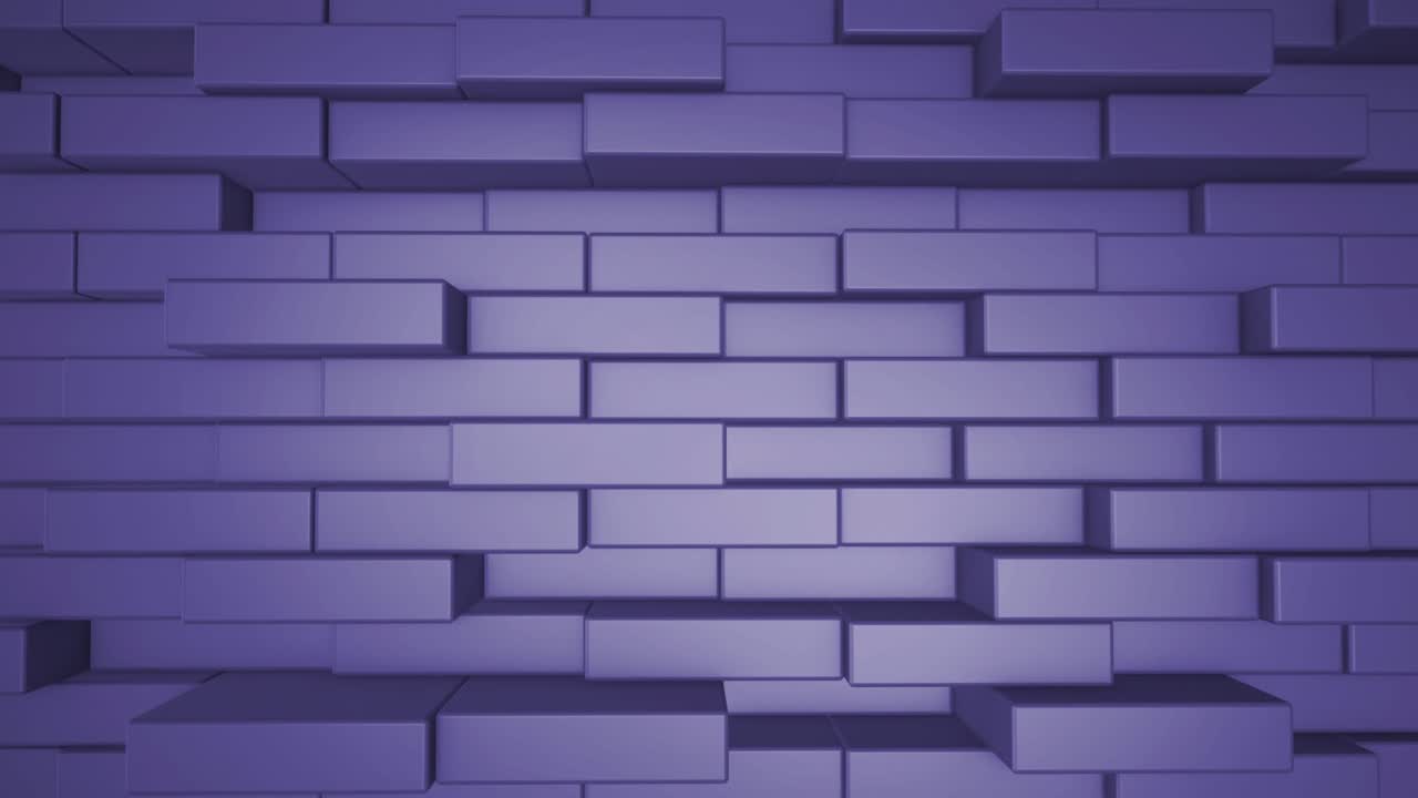 움직이는 큐브에서 애니메이션 추상적인 배경