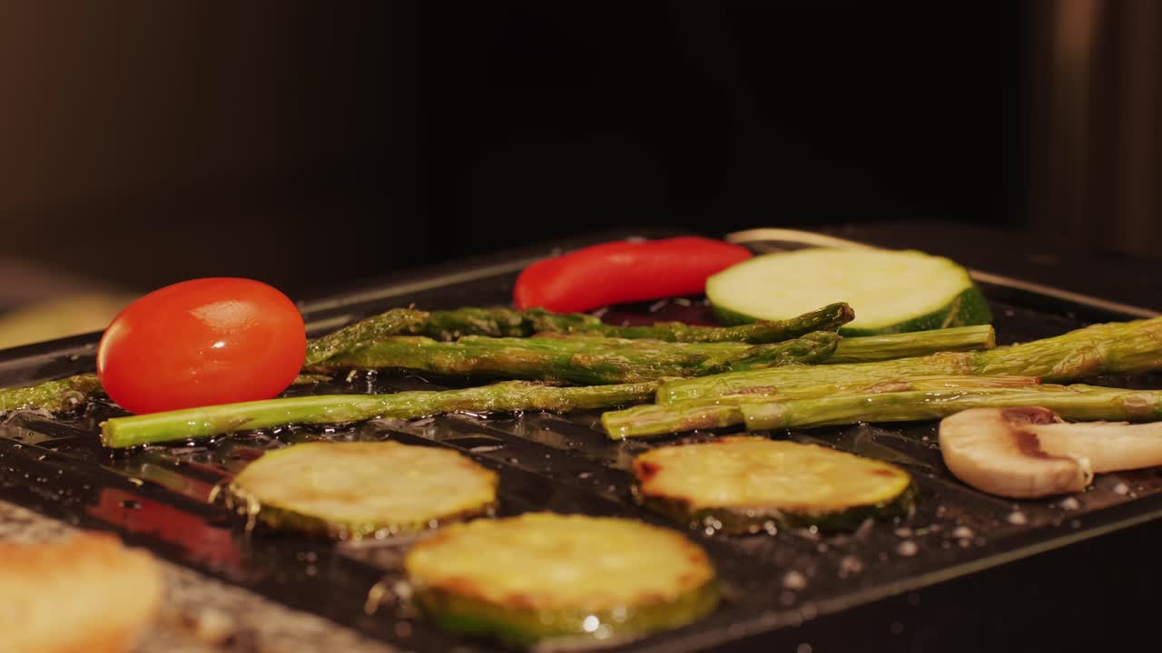 French Swiss or Spanish restaurant with traditional tapas food, Spanish cuisine, delicious tapas and cheese plate, bruschetta with cheese, olives dry tomatoes and tasty sandwich bar appetizer, buffet