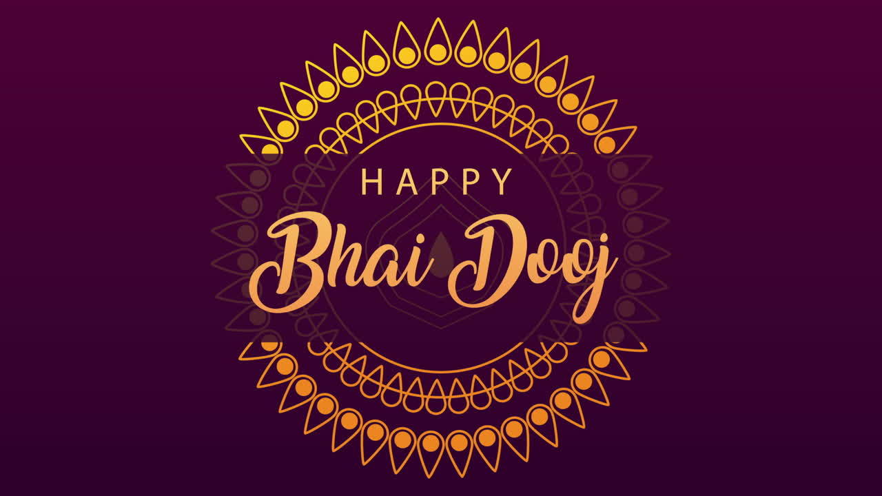 дизайн поздравительной карточки happy bhai dooj